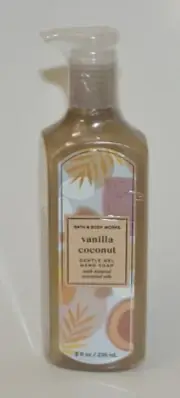 1 NEW BATH & BODY WORKS VANILLA COCONUT GENTLE GEL HAND SOAP WASH ESSENTIAL OILS