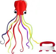 Soft Octopus Kite for Adults, Frameless Software Kites Beach Kite, (157 X 31)...