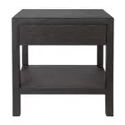 NEW Cafe Lighting Chiswick Bedside Table Black