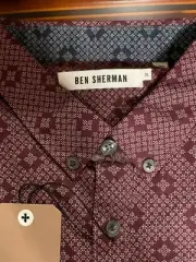 New Ben Sherman XL Regular Fit Long Sleeve Shirt