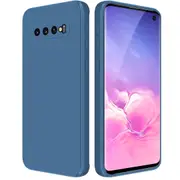 MCC For Samsung Galaxy S10+ Plus Soft Liquid Silicone Shockproof Case Cover G975 [Dark Blue]