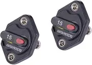 Mobestech 2pcs Car Rv Electric Vehicle Circuit Breaker Car Marine Circuit Breaker Circuit Breaker for Car Rv Inverter Truck Inverter Car Inverter Manual Circuit Breaker Battery PVC