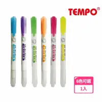 在飛比找momo購物網優惠-【TEMPO】H-1502可擦拭螢光筆