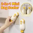 Cute Duck Handheld Vacuum Sealer 2-in-1 Rechargeable Magnetic Mini Kitchen Gadge