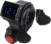 Finger Thumb Throttle Electric Scooter Key Knock with Power Switch LED Voltage Display Electric Bike Parts 36V/48/60/72V Electric Scooter Display Screen