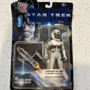 Playmates Star Trek First Contact CAPTAIN PICARD IN SPACESUIT, New, See Pics!