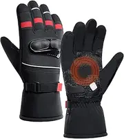 Winter Riding Gloves | Anti-Slip Warm Gloves | Motorcycle Winter Gloves Touch Screen Gloves Windproof Water Resistant for Riding