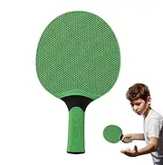 Rubber Table Tennis Paddles | Table Tennis Racket with Rubber Grip | Professional Pong Paddles for Indoor Outdoor, Racquet Sport Equipment for Kids & Adults Beginners