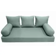 *COVER ONLY*-Style3 Daybed Mattress Bolster Pillow Covers Knife Edge Queen-AD002
