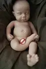 12" Boy Micro Preemie Full Body Silicone Doll " loulou" Lifelike Mini Reborn