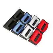 A pair of Car Safety Belt Fitted Clip Seat Belt Elastic Adjust Device 28 RED