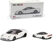 MINI GT Collectibles Diecast Model Car Compatible with Honda NSX Kaido Works V2 White Limited Edition 1/64 Diecast Model Car Kaido House KHMG148