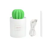 Usb 5V 1.5-2W Cactus Mist Humidifier Air Purifier Freshener With Colorful Led Lamp