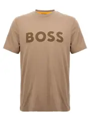 [Hugo Boss] Hugo Boss-Thinking 1 T Shirt Beige-Uomo XXXL Brown