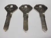 Ilco X91 Key Blank Fits Kawasaki Motorcycle Lot of 3