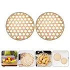 EcoFriendly Bamboo Sieve Basket Round Bamboo Storage Tray Home Organizing