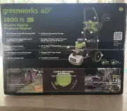 Greenworks - Electric Hybrid Pressure Washer up to 1800 PSI at 1.1 GPM - Green