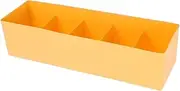 Zerodeko Art Supply Organizer Box for Classroom Pencil Storage Crayon Storage Box Removable Dividers