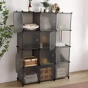 [Amazon.co.jp Limited] Titiroba Storage Shelf with Door, Storage Rack, Easy Assembly, Large Capacity, Organizing Shelf, Clothes Shelf, Storage Box, Closet, Wardrobe, Stylish, Space Saving,