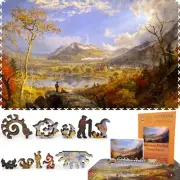 Wooden Puzzle for Adults by FoxSmartBox -440 pcs-Starrucca Viaduct, Pennsylvania