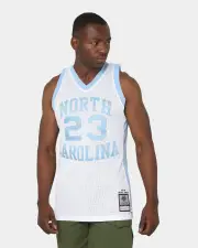 [MITCHELL & NESS] Mitchell & Ness Unc Michael Jordan #23 '83-'84 Authentic Jersey White - Size M M White