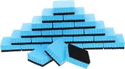 Angoily 24pcs Dry Erase Board Erasers Versatile Cleaning Wipers for Whiteboards Chalkboards Surfaces Efficiently Removes Chalk Marker Marks Compact Easy to Use