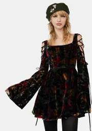 [Current Mood] Lean On Me Velvet Mini Dress