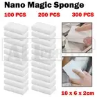 300PCS Nano Magic Sponge Eraser Cleaning Melamine Foam Cleaner Multi-functional