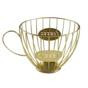5X(Coffee Fruits Capsule Storage Basket Coffee Cup Shaped Pod Holder and9607