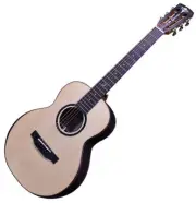 Crafter MINO Rose Mini Travel Acoustic Guitar Arm Bevel Slotted Headstock Pickup