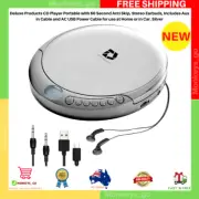 Portable CD Player Personal CD/MP3 Player + AM/FM Radio + with LCD Display NEW