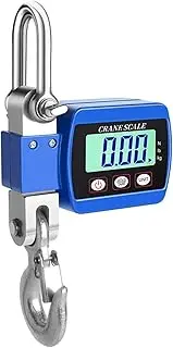 [JAJAJ] Industrial Digital Crane Scale 500kg LCD Digital Crane Scale Portable Industrial Electronic Scale Heavy Duty Alloy Steel Hanging Scale Hook Scale Weighing Tool for Farm,Livestock,Factory,Construction(