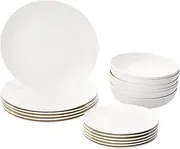 [Maxwell & Williams] White Basics Tribeca Coupe Dinner Set 18pc Gift Boxed