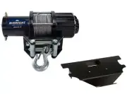 Viper 50 Ft Winch 4500 lb Steel With Mount For Honda Big Red UTV