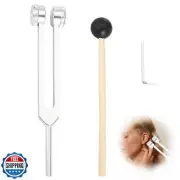 QIYUDA 1 Pcs 128 Hz Tuning Forks for Healing, Fork Instrument the Set with Re