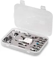 15 Pcs Sewing Machine Presser Foot Set Accessories with Manual for Brother, Singer, Janome Low Shank Machines