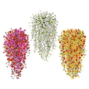 Outdoor Faux Plants Greenery Vine For Holiday Vibrant Hangable Artificial Flower