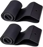 TDR 2pcs PVC Bicycle Rim Strip Rim Tape for 26" Fat Wheel Rim E-Bike, Black, 58mm Width, Fits 3.0-4.0 Inch Tire Width
