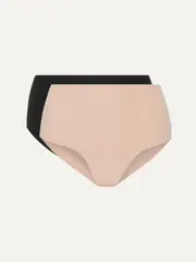 [Spanx] Spanx - Undie-tectable Set Of Two Stretch-jersey Briefs - Black - large large Black