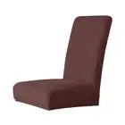 Chair Protector Solid Color Smooth to Touch Convenient Detachable Chair