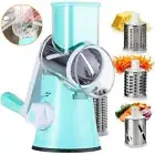 Rotary Cheese Grater Vegetable Mandoline Slicer 3 Blades Fruit Vegetable Slicer
