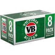 Victoria Bitter 8pk Can 375mL