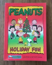 Peanuts Holiday Fun Coloring Book Snoopy Charlie Brown Lucy Woodstock Linus 2003