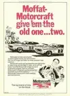 1977 MOFFAT XC FALCON BATHURST 1-2 A5 DISPLAY CARD BROCHURE BIANTE 1:18 DIORAMA