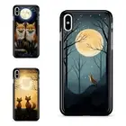 Foxes under the moon Anti scratch Cover For Samsung A15 A16 S23 S24 S25 Ultra FE