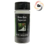 6x Shakers Encore Whole Black Peppercorn Seasoning | 1.06oz | Fast Shipping!