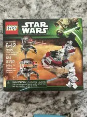 NEW SEALED LEGO Star Wars 75000 Clone Troopers Vs. Droidekas RETIRED