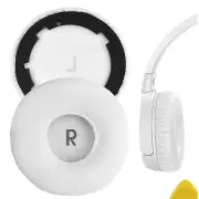 Geekria Leatherette Ear Pads for JBL T600BTNC Headphones (White)