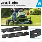 2x Blades Suitable for 38" MTD Ride on Mowers 6 Point Centre Hole 742-0654