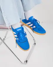 [Adidas] Adidas Women's Breaknet Sleek Shoes in Bright Royal/Clear Pink/Carbon Size 2 2 Bright Royal/Clear Pink/Carbon